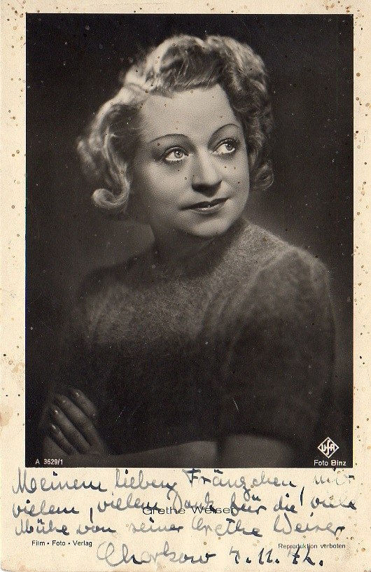 Frontbühne - Grethe Weiser